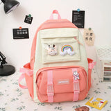 Girls School Backpack Soft Bag with Adjustable Strap