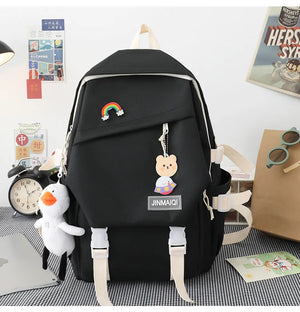 Teenager Girls Large Capacity School Backpacks for Boys Bookbag