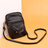 Women's Soft Leather Shoulder Bag Retro Crossbody Bag