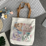 Women's Canvas Shoulder Bag Harajuku Ulzzang Large Capacity