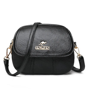 Soft Leather Ladies Shoulder Bag Large Capacity Handbag