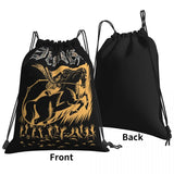 Drudkh-Horseman Drawstring Bags Gym Bag School Backpack Gymnast Bag