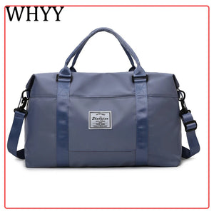 Large Capacity Portable Luggage Bag Wet Dry Separation Travel Handbag
