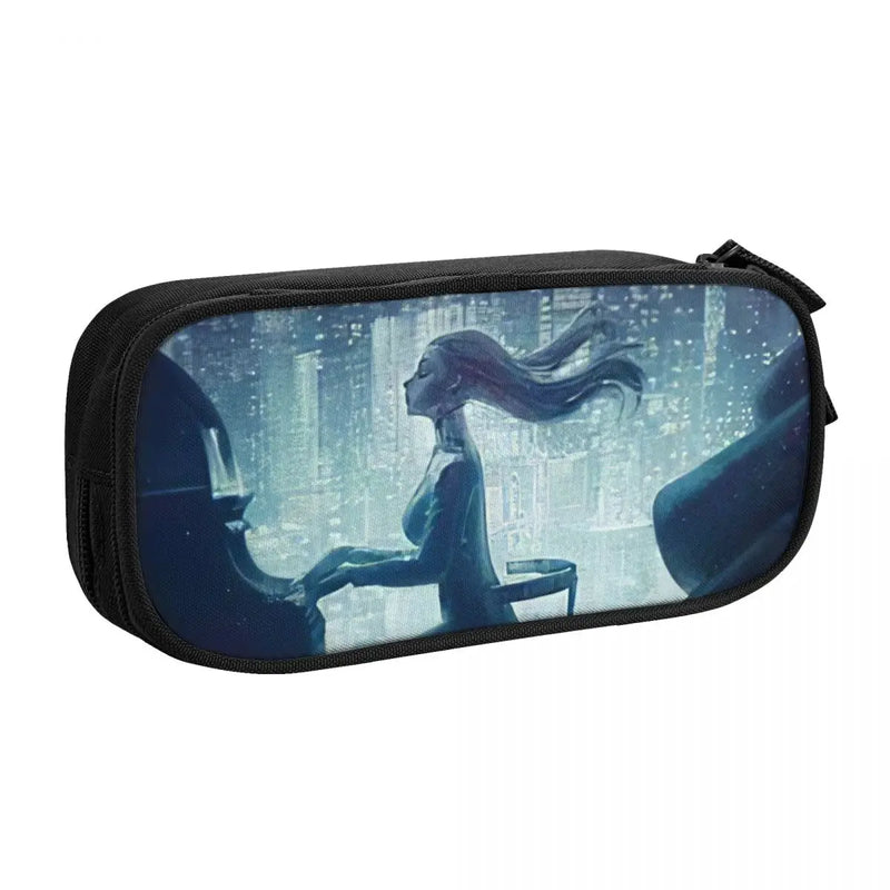 Dry Drowning Pen Box Student School Anime Zipper Pen Bag