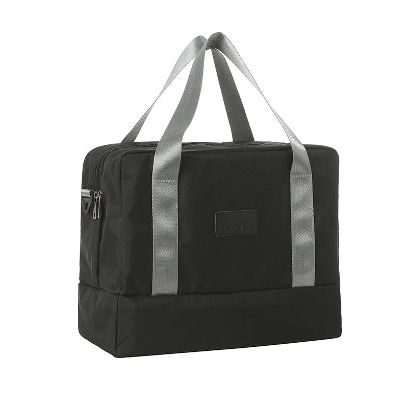 Multifunction Travel Bag with Shoe Storage Cosmetic Organizer