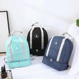Women Gym Backpack Shoulder Bag with Independent Shoes Compartment