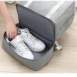 Women Gym Backpack Shoulder Bag with Independent Shoes Compartment