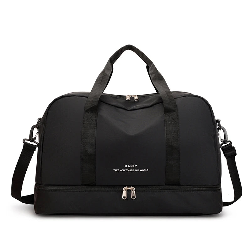 Sports Yoga Gym Handbag Nylon Luggage Crossbody Bag Men's Travel Bag