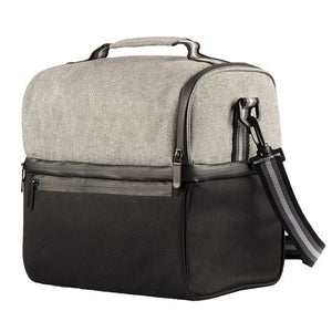 Insulated Dual Compartment Lunch Bag for Men/Women
