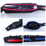 Dual Pocket Running Belt Phone Pouch Waist Bag Outdoor Sports Travel Fanny Pack