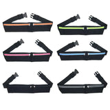 Dual Pocket Running Belt Phone Pouch Waist Bag for Jogging Cycling