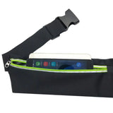 Dual Pocket Running Belt Phone Pouch Waist Bag for Jogging Cycling
