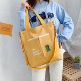 Japanese Literature Girl Cross-body Duffel Bag