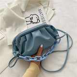 Dumpling Handbags Female Shoulder Bags Underarm Bag Fold Cloud Crossbody Bags