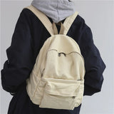Canvas Women Backpack Student Rucksack Female Travel Bag