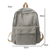 Canvas Women Backpack Student Rucksack Female Travel Bag