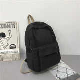 Canvas Women Backpack Student Rucksack Female Travel Bag