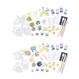 Resin Casting DIY Crystal Drops Material Bag for Jewelry Making