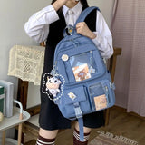 Durable Zipper Backpack for College Students