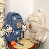 Durable Zipper Backpack for College Students