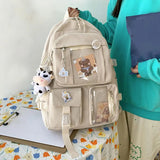 Durable Zipper Backpack for College Students
