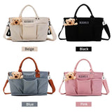 Durable Oxford Mommy Bag Baby Diaper Bag Travel Milk Bottle Handbag