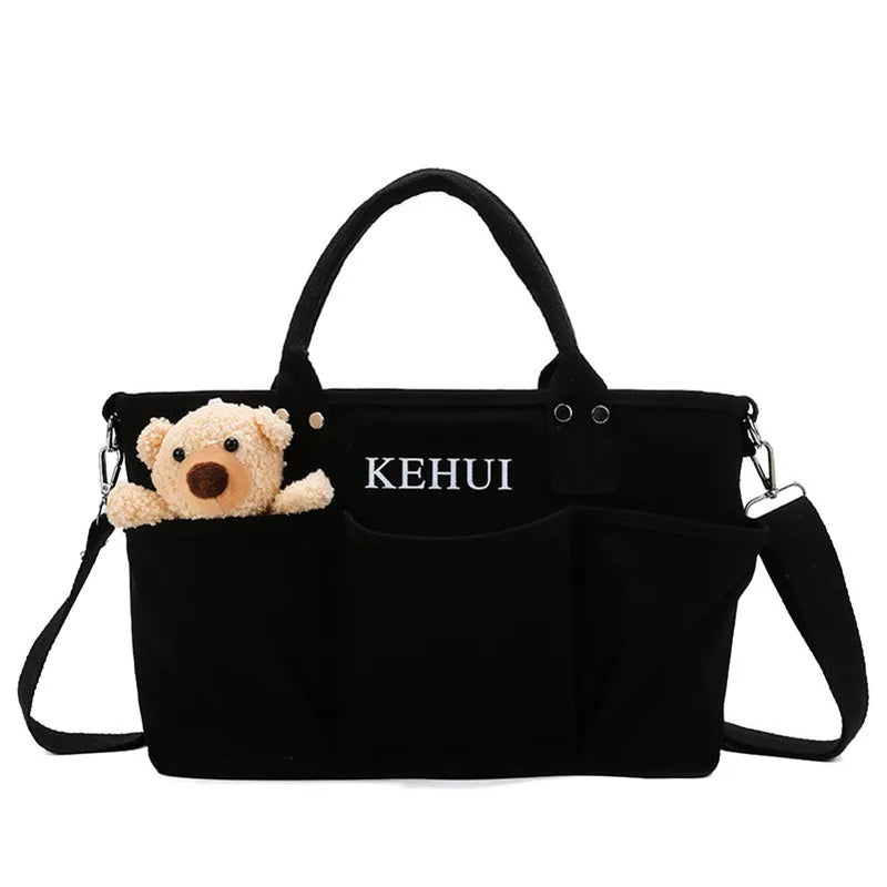Durable Oxford Mommy Bag Baby Diaper Bag Travel Milk Bottle Handbag