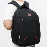 Durable Smooth Zipper Backpack School Bag Bookbag Students Backpack