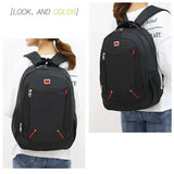Durable Smooth Zipper Backpack School Bag Bookbag Students Backpack