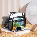Clear Travel Bag Zipper Handbag Storage Tote Daily Collocation