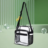 Clear Travel Bag Zipper Handbag Storage Tote Daily Collocation