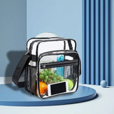 Clear Travel Bag Zipper Handbag Storage Tote Daily Collocation