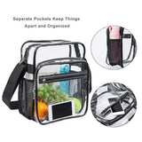 Clear Travel Bag Zipper Handbag Storage Tote Daily Collocation