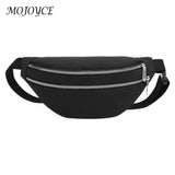 Women Suede Waist Belt Pack Zipper Shoulder Crossbody Bag