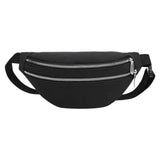 Women Suede Waist Belt Pack Zipper Shoulder Crossbody Bag