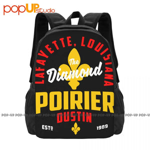 Dustin Poirier Diamond Backpack Large Capacity
