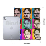 Dwight Schrute Diptych Backpack Drawstring Bags Gym Bag Waterproof