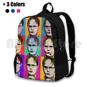 Dwight Schrute Diptych Outdoor Hiking Backpack