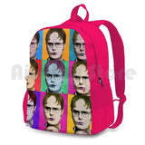Dwight Schrute Diptych Outdoor Hiking Backpack