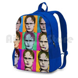 Dwight Schrute Diptych Outdoor Hiking Backpack