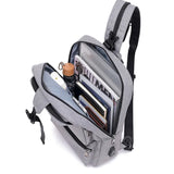Dxyizucanvas Chest Bags Backpack Multi-pockets Men Bags Causal Shoulder Bags