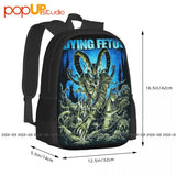 Dying Fetus Demon In Hell Skulls Backpack Large Capacity Travel Schoolbag