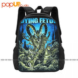 Dying Fetus Demon In Hell Skulls Backpack Large Capacity Travel Schoolbag