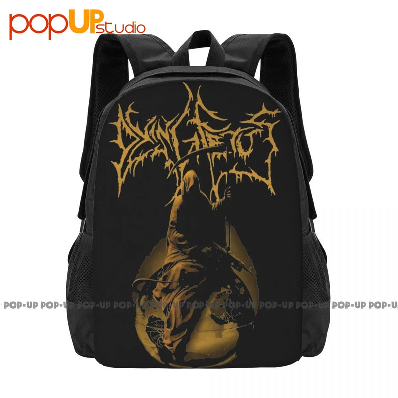 Dying Fetus Reaper Backpack Large Capacity Schoolbag Storage Bag