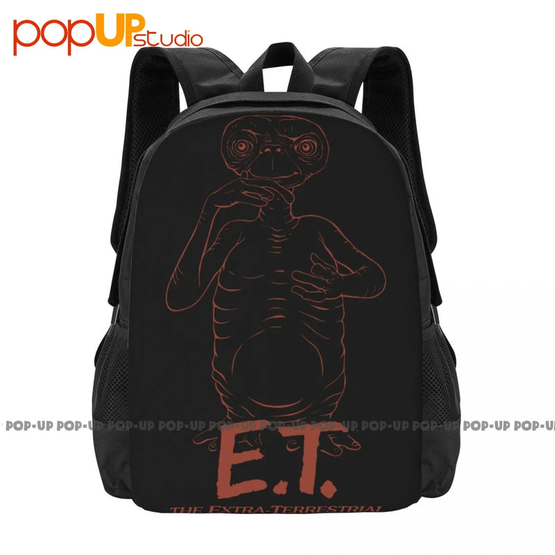 E.T The Extra Terrestrial Alien Swag Backpack Gym Art Print Sport