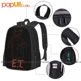 E.T The Extra Terrestrial Alien Swag Backpack Gym Art Print Sport