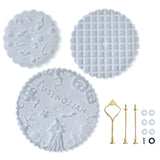 Halloween Tray Molds Three-layer Shelf Epoxy Resin Casting for Home Decor
