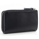 Leather Key Organizer Women Car Keys Holder Bag Female Zipper Key Wallet