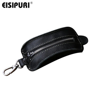 Leather Key Wallet Pouch Business Men Key Case Bag Holder