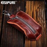 Leather Key Wallet Pouch Business Men Key Case Bag Holder